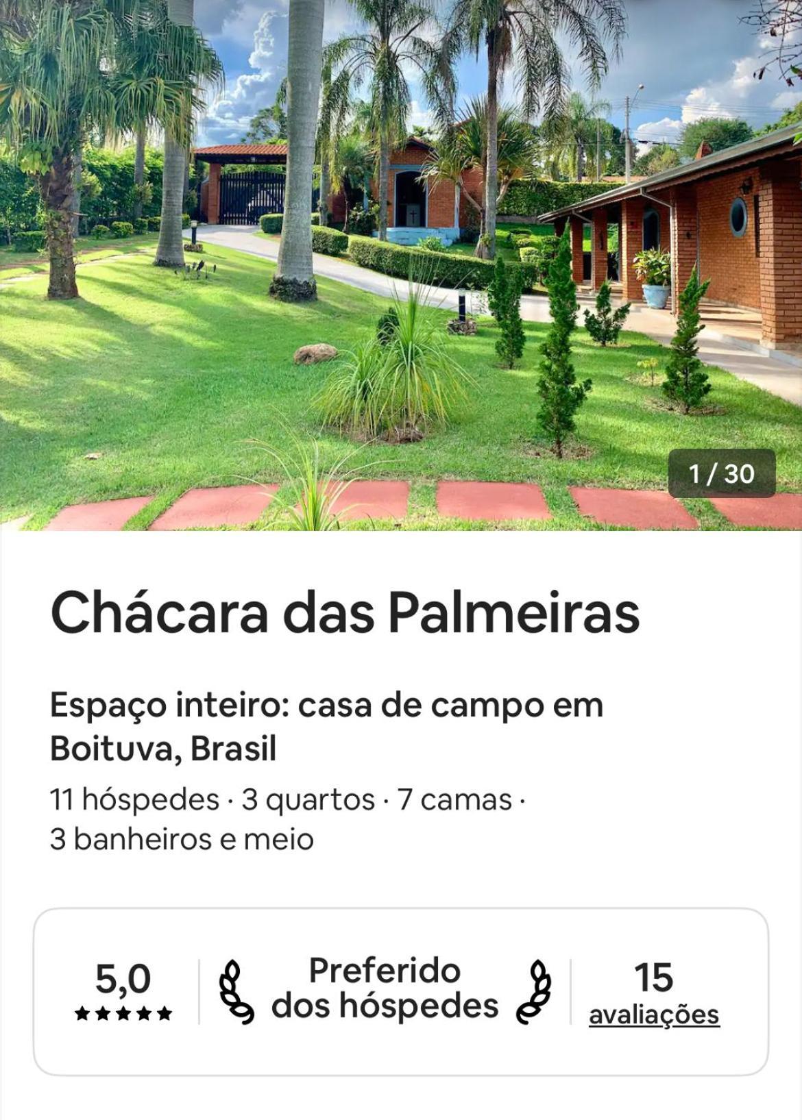 Chacara Das Palmeiras Boituva Exterior photo